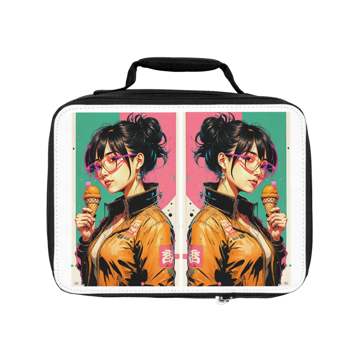 Stylish Lunch Bag with Retro Design | Perfect for School, Work, and Picnics