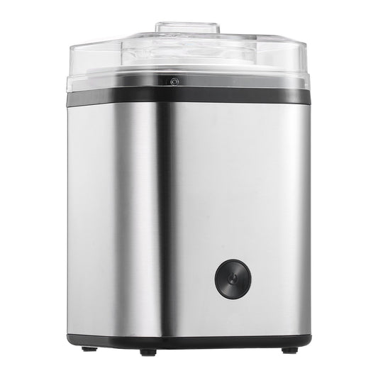 Ice Cream Maker, 2.11 Qt. Large Capacity, Electric Automatic Ice-Cream Machine, With Easy Operation & Cleaning, Stainless Steel Shell, For Homemade Frozen Yogurt, Fruit Sorbet, Gelato, Silver